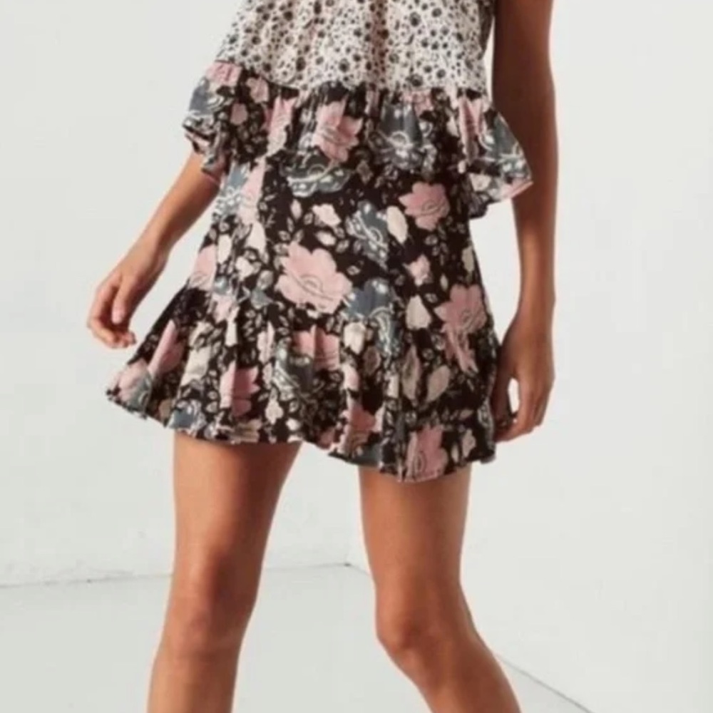 Spell & The Gypsy Winona Mini Skirt Sz S Festival